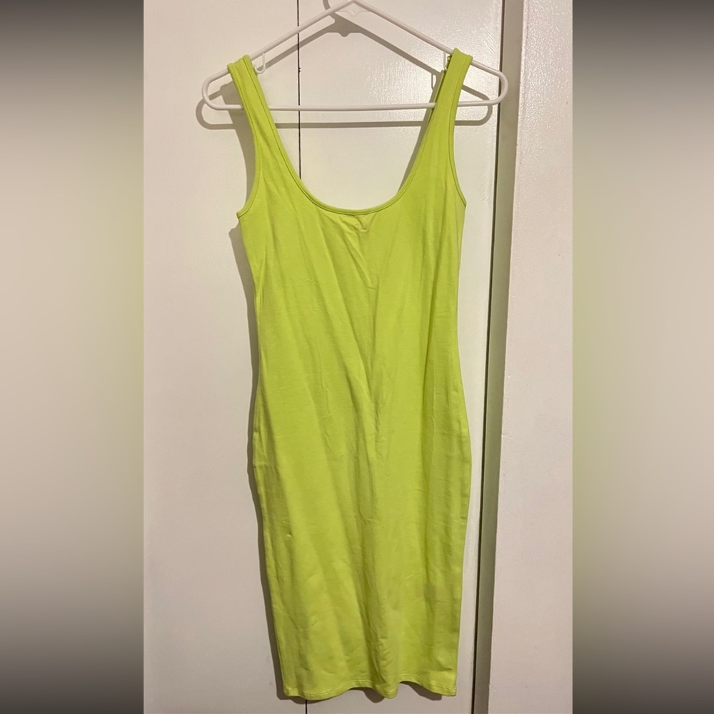 Neon Green Bodycon Dress